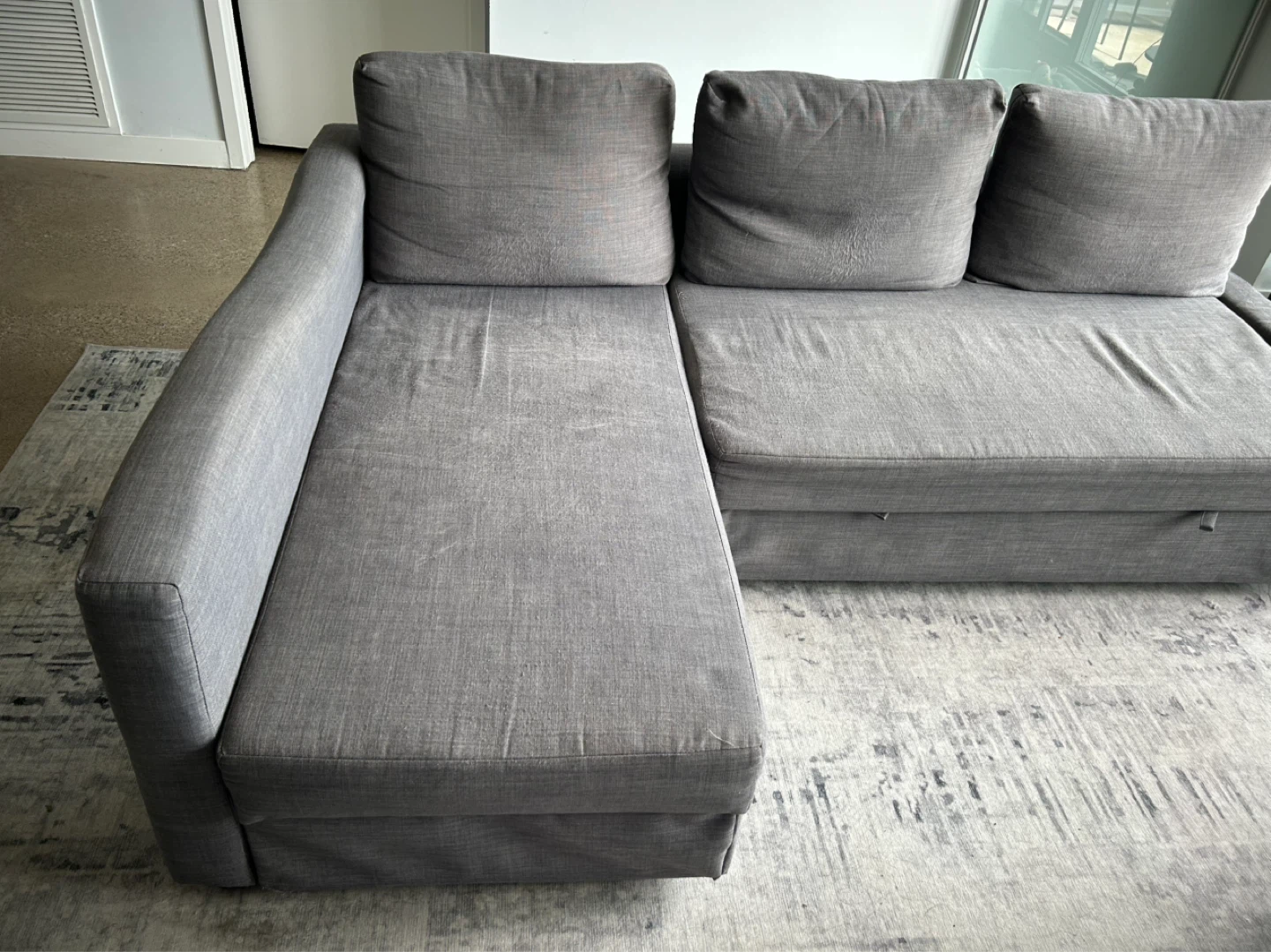 Grey Sectional Sofabed - photo 3
