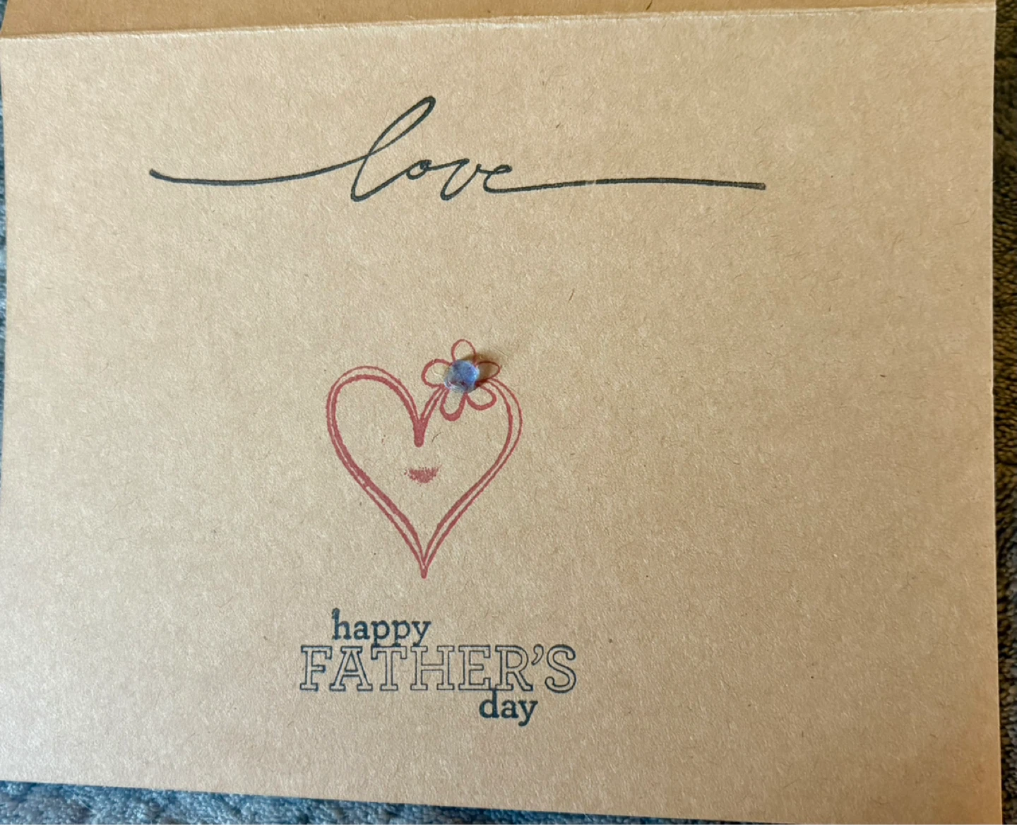 $5- SeaGlass Father’s Day Card - photo 2