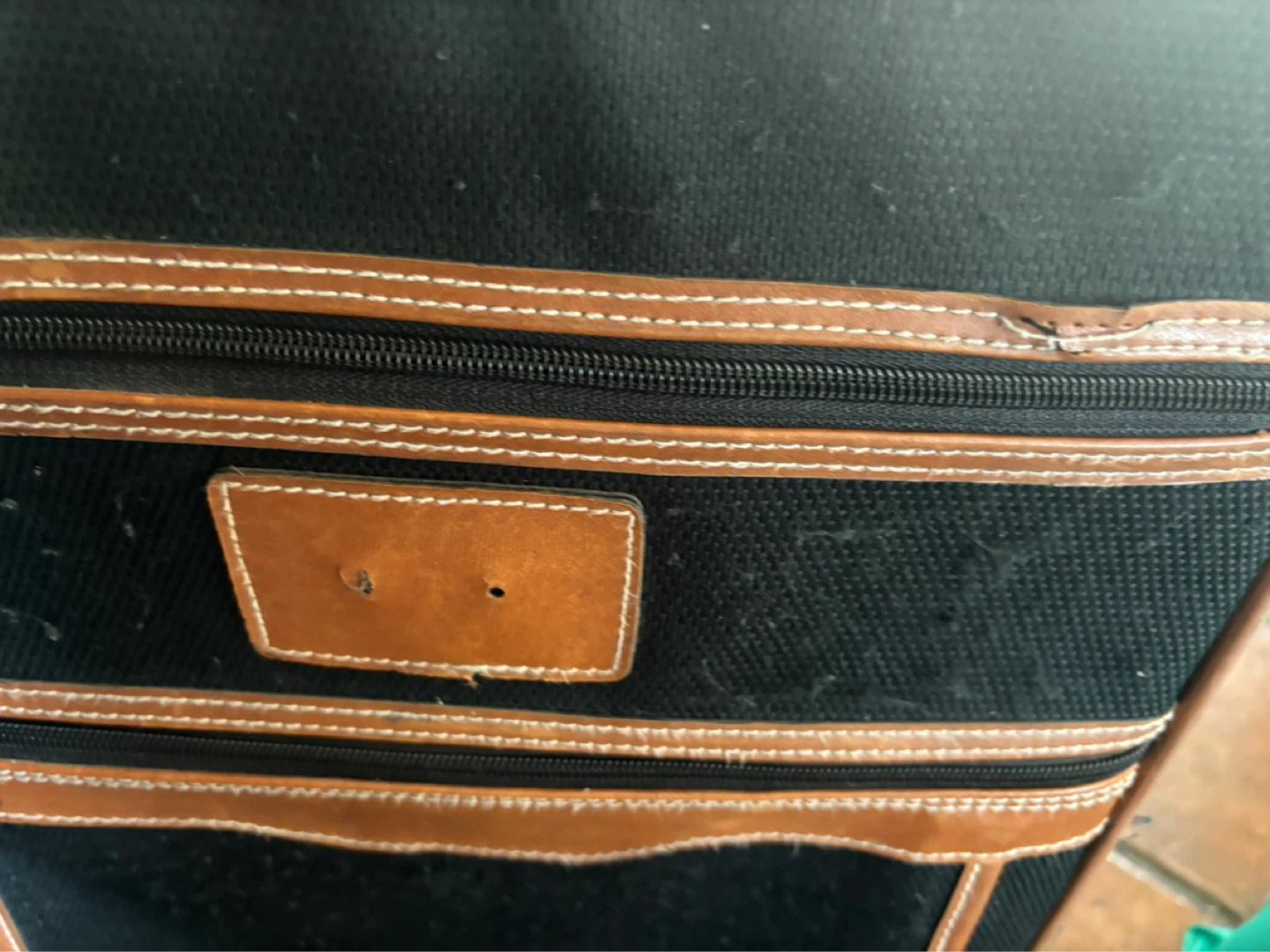 Black and Tan Carryon Suitcase with 2 Wheels - photo 4