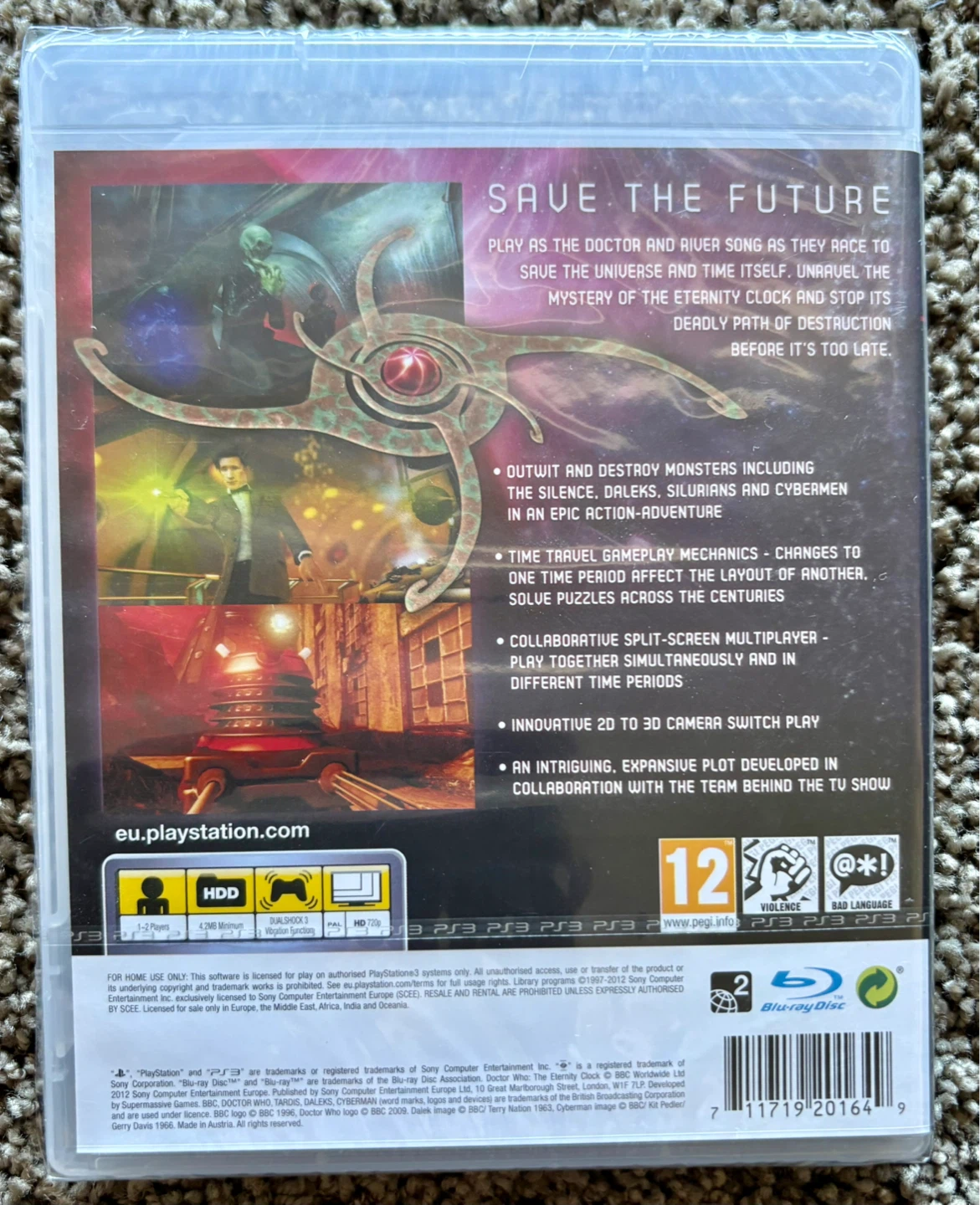 Doctor Who The Eternity Clock PS3 Supermassive Region 2 New - photo 4