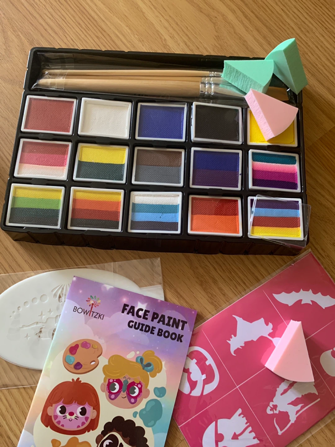 BOWITZKI Professional Face Painting Kit