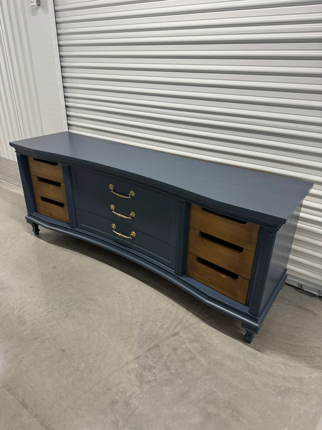 🚨Free Delivery NJ/NY Navy Blue Set of Bedroom - photo 3