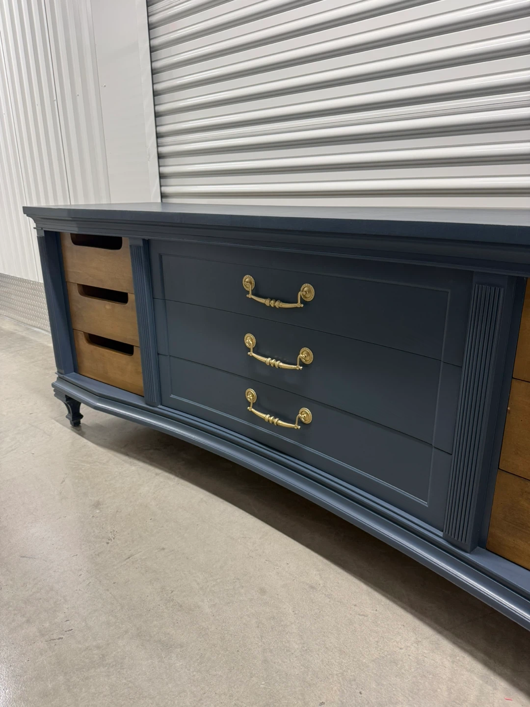 🚨Free Delivery NJ/NY Navy Blue Set of Bedroom - photo 4