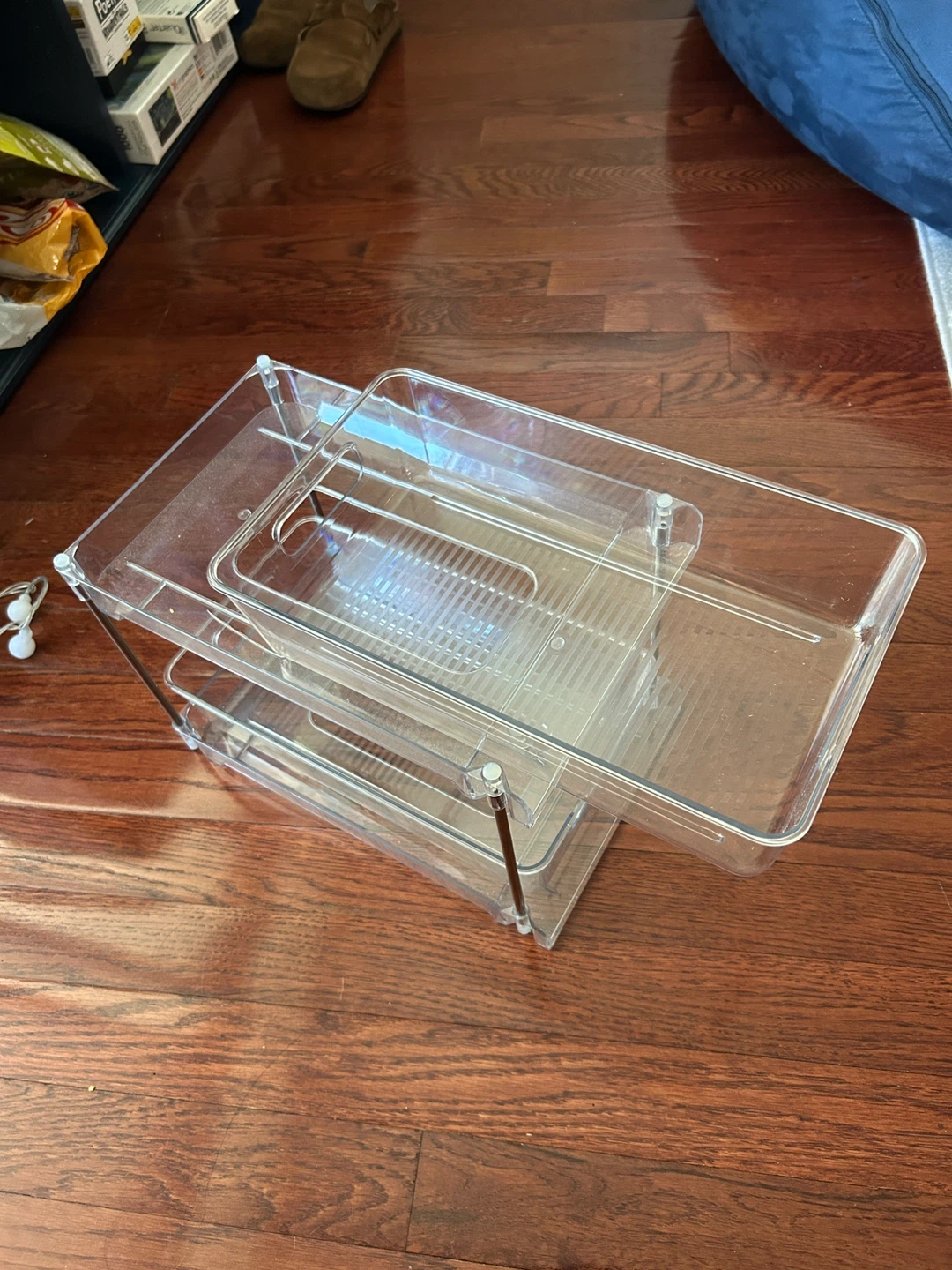 Moving sale - 2x clear storage drawers - photo 3