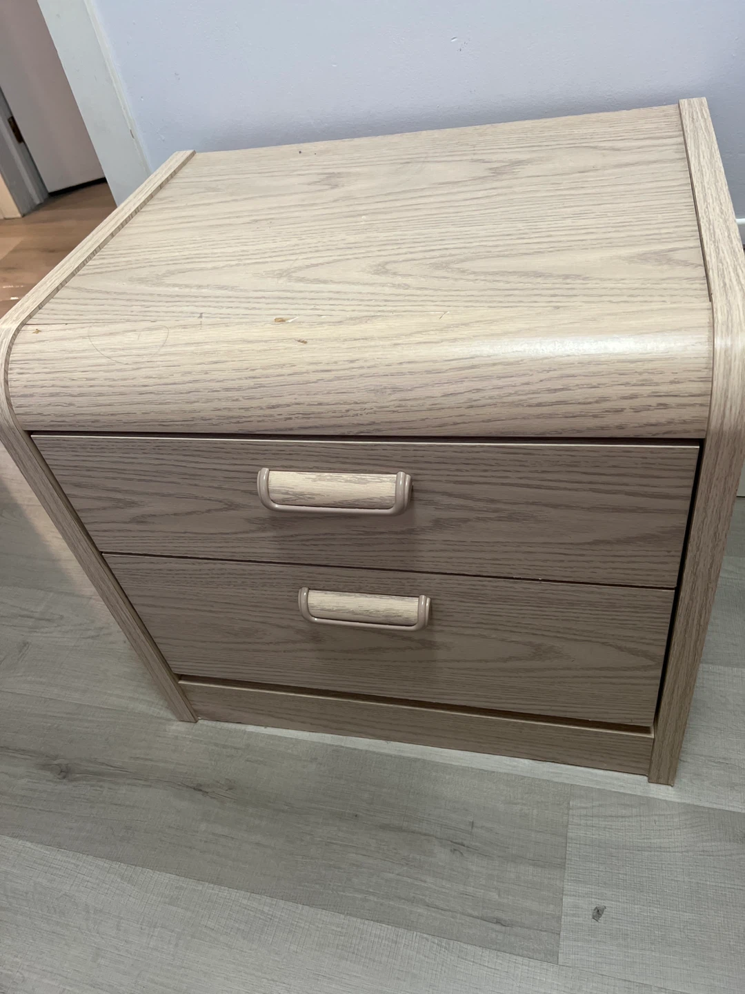 Two-drawer nightstand