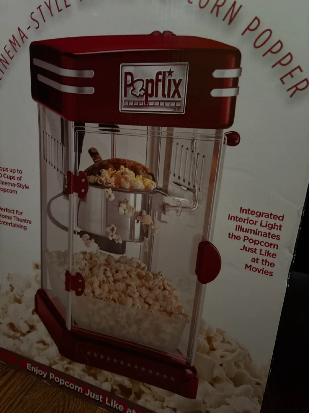 Popflix Cinema-Style Kettle Popcorn Popper - photo 2