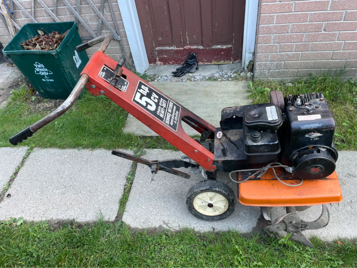 Garden Tiller, delivery