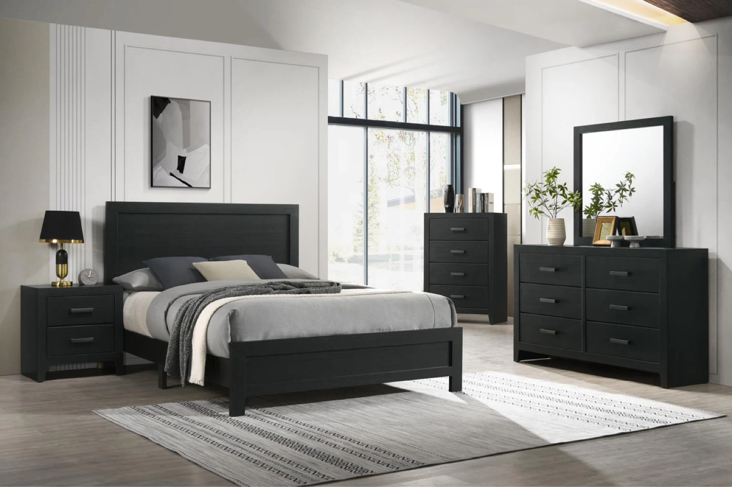Black bedroom set