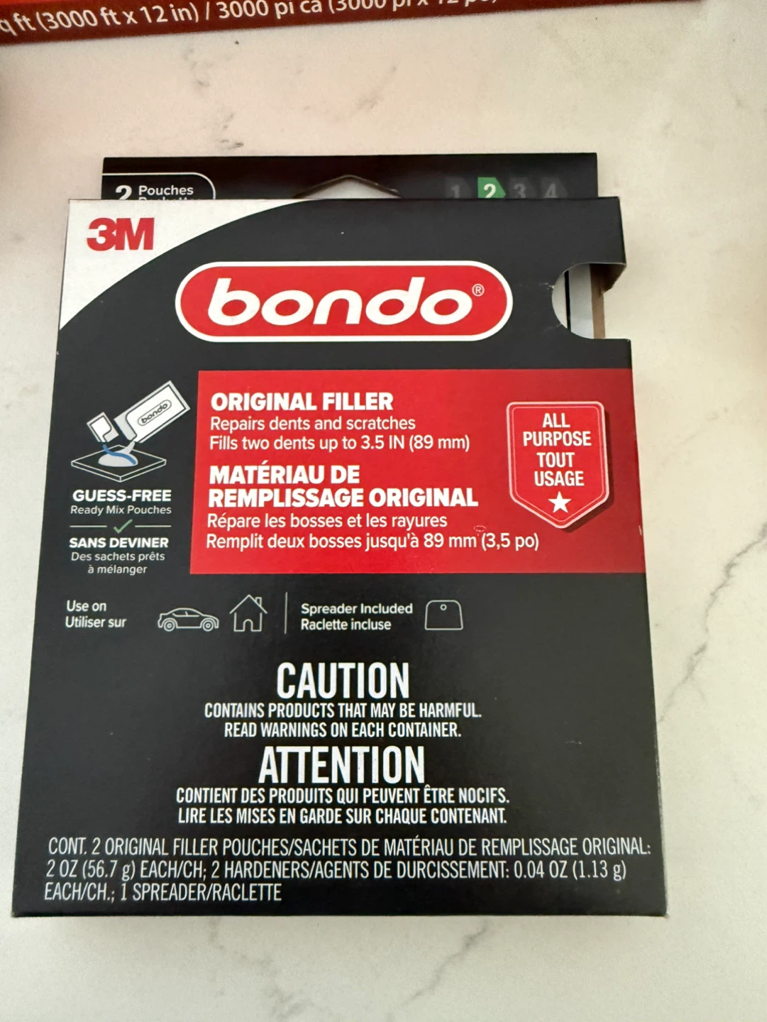Bondo Original Filler 2 Pouches