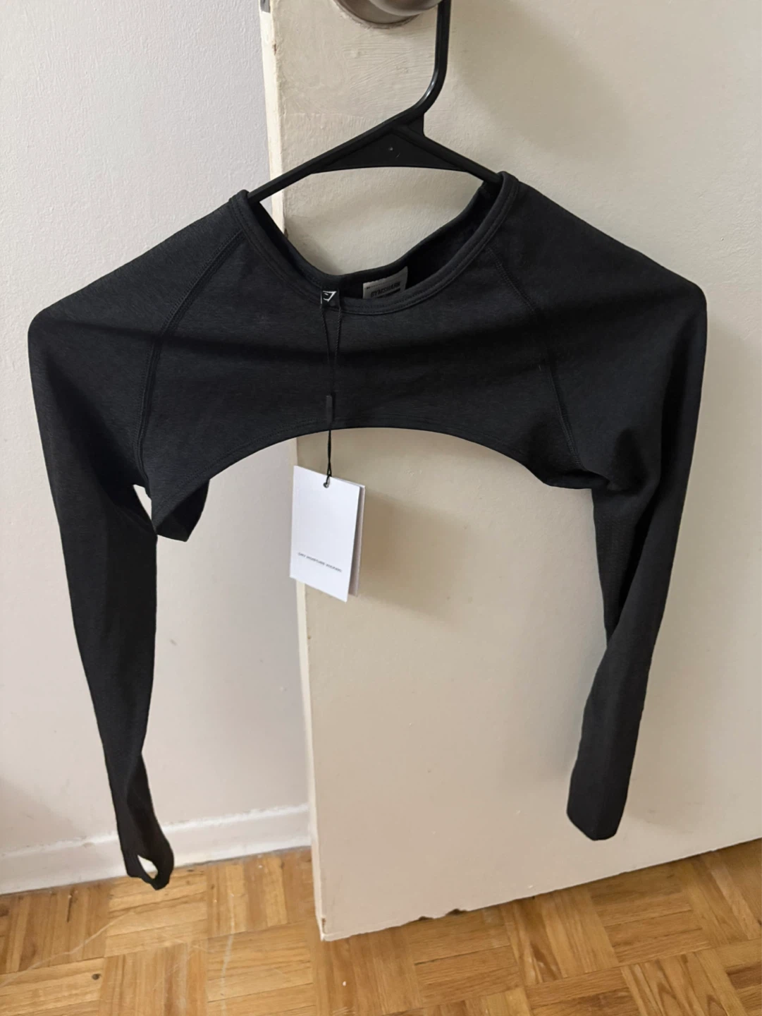 Gymshark Vital Seamless Shrug Black Marl - photo 2