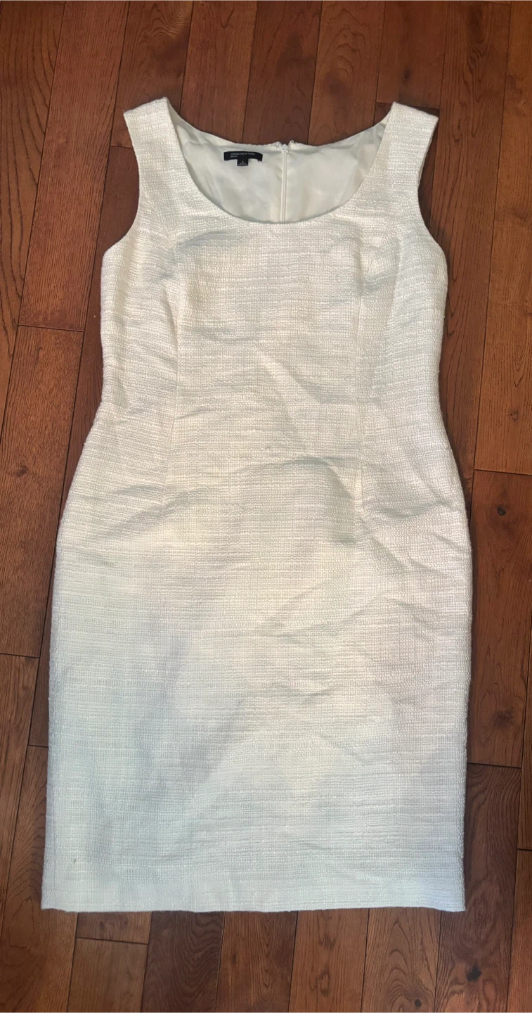 Jones New York Cream Tweed Dress Size 8 - photo 3