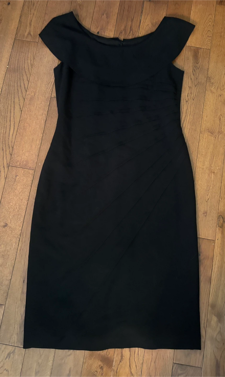 Jones New York Black Sheath Dress Size 6 - photo 3