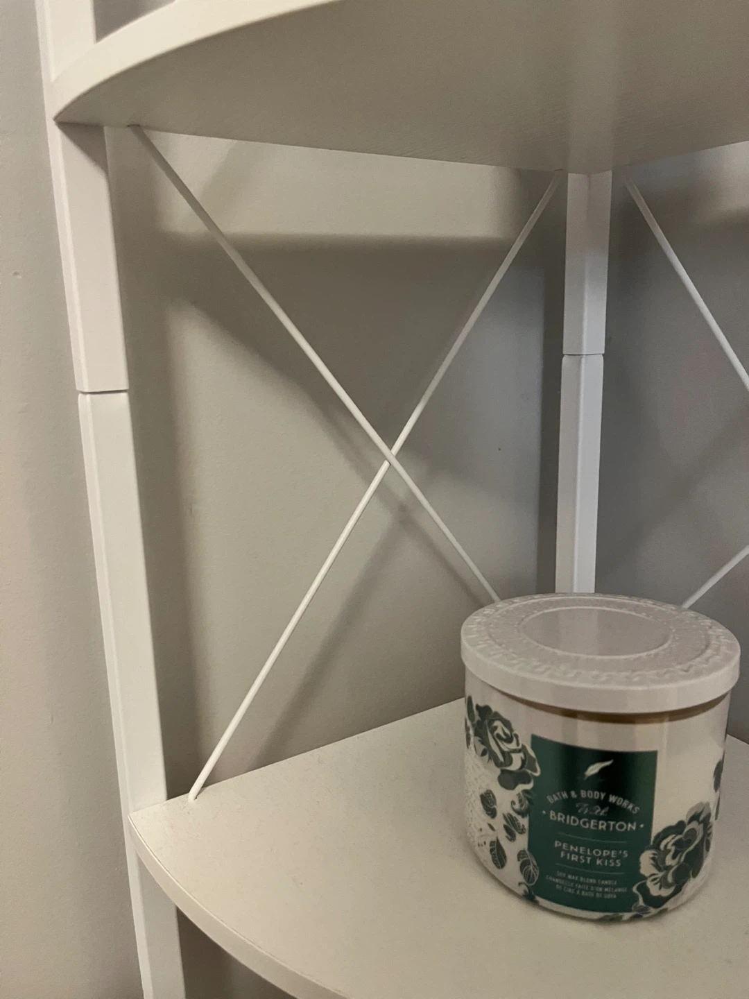 White 5-Tier Corner Shelf Unit - photo 2