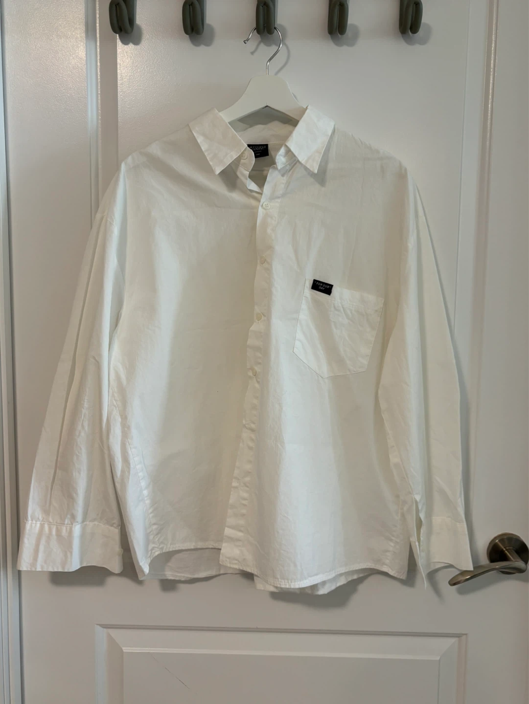 AROUND COVER White button-up shirt