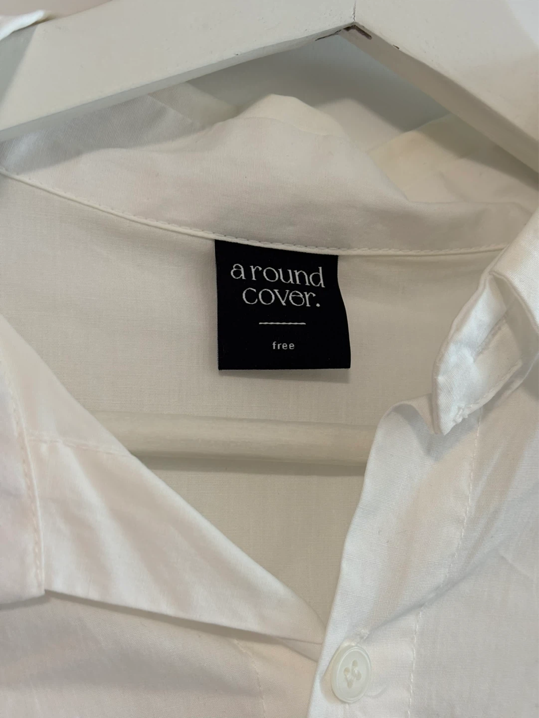 AROUND COVER White button-up shirt - photo 2