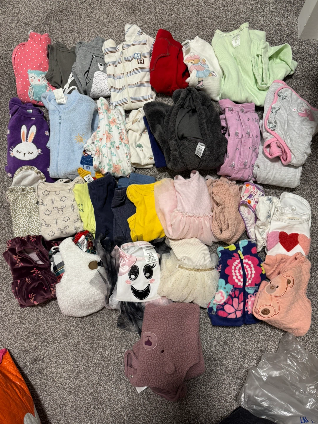 Baby Girl Clothes Bundle - Assorted Sizes & Brands