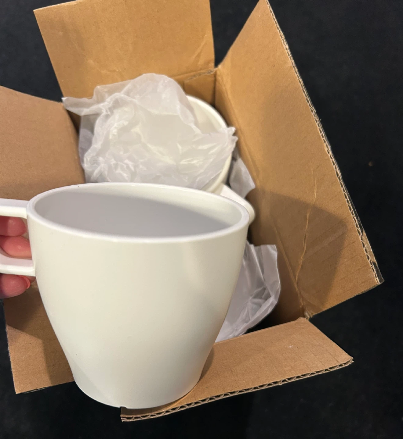 Set of 6 White Mugs - 10oz - photo 2