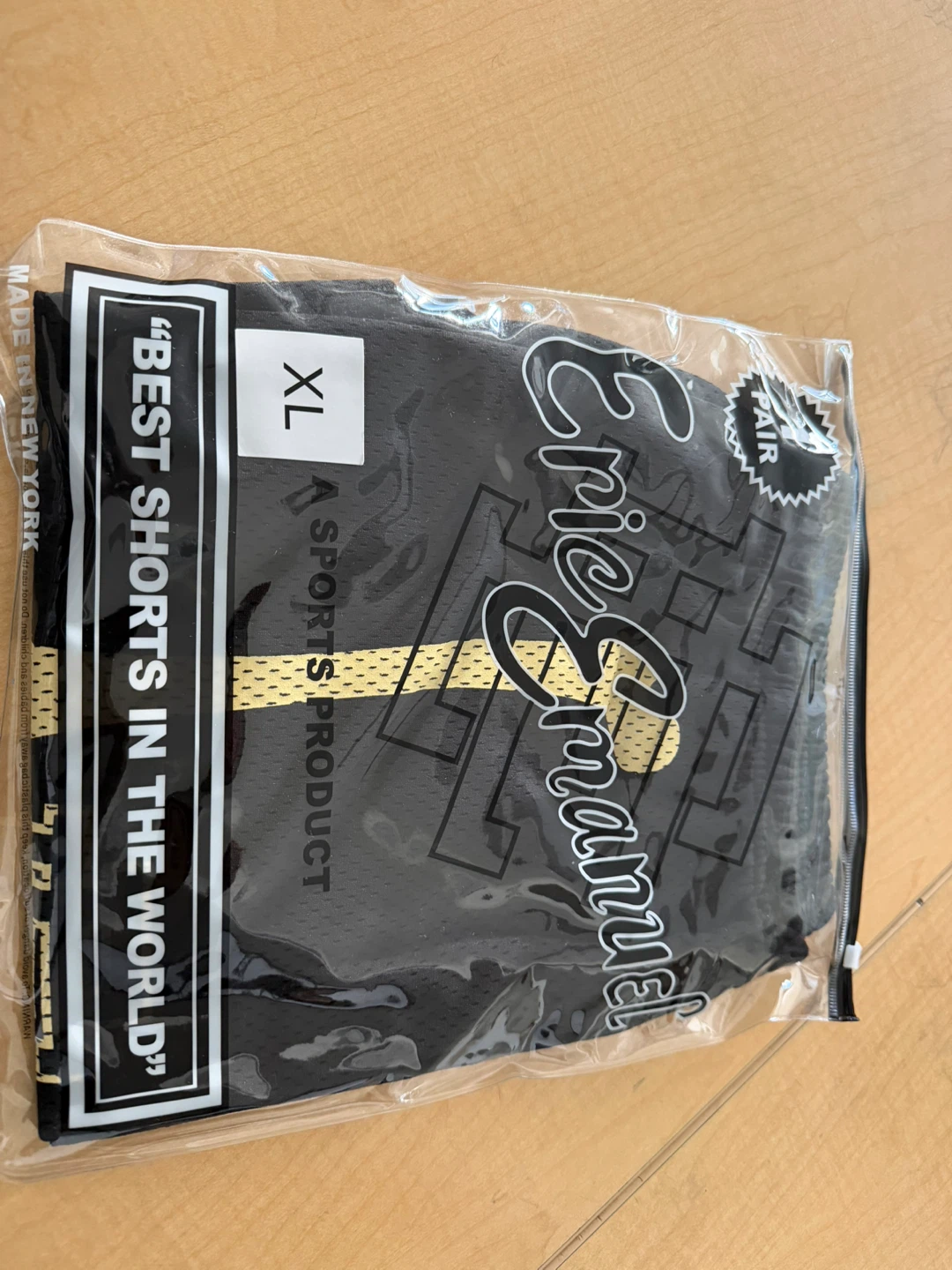 Eric Emanuel "Best Shorts in the World" Black Shorts - XL