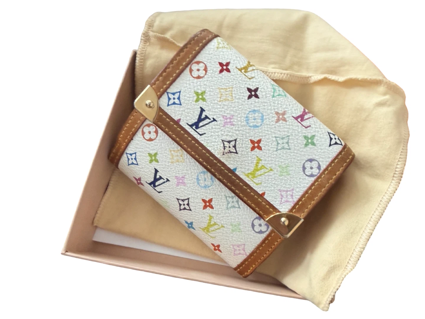 Louis Vuitton Multicolor Monogram Wallet Takashi Murakami - photo 2