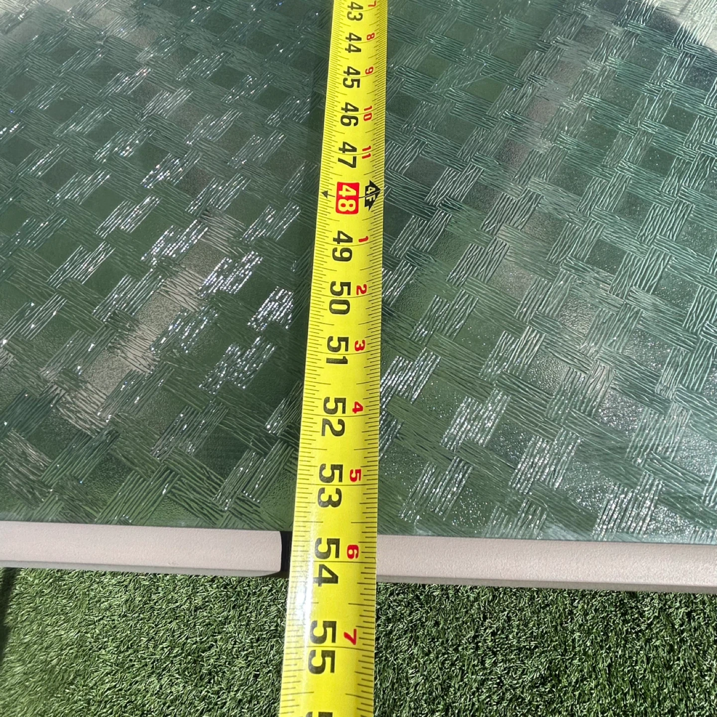 Glass Top Patio Table & 3 chairs - photo 3
