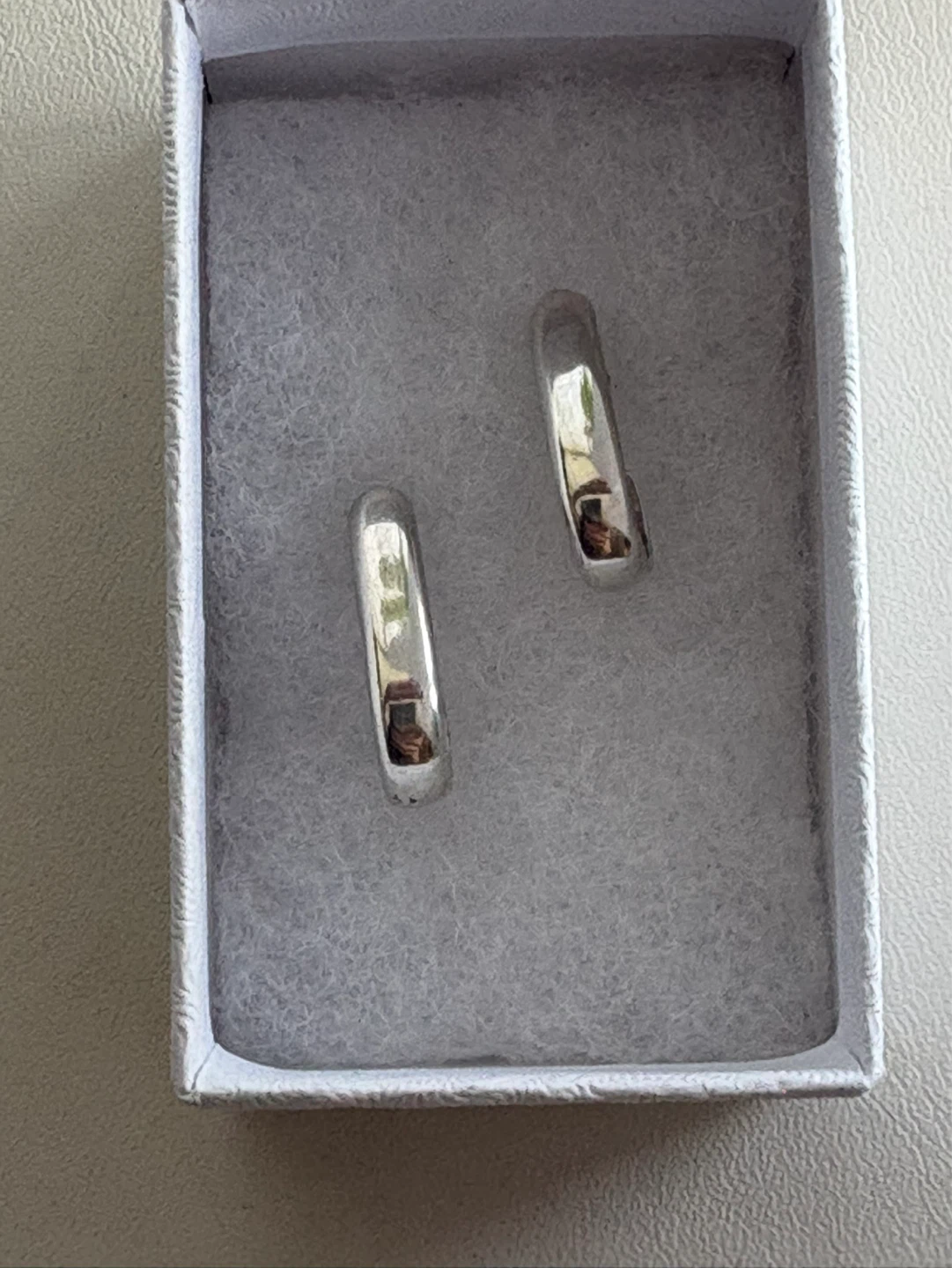 Silver Hoop Earrings - photo 3
