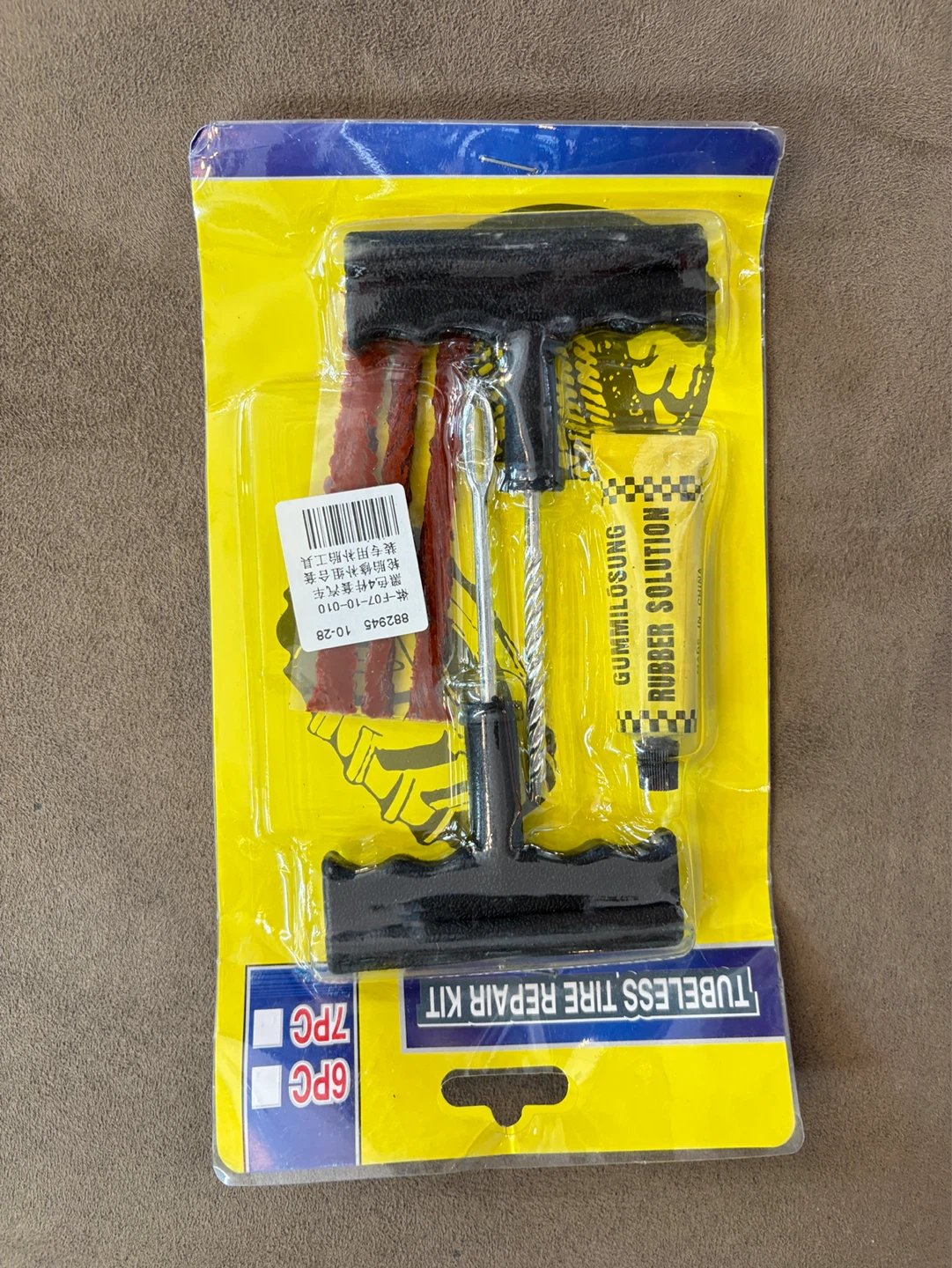 Tubeless Tire Repair Kit - 7pc