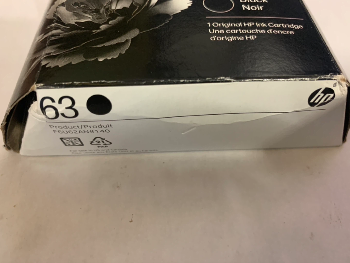 HP 63 Black Original Ink Cartridge - photo 3