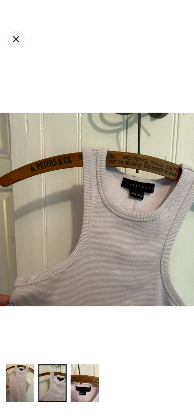 Sanctuary Ribbed Tank Top - Size L - photo 2