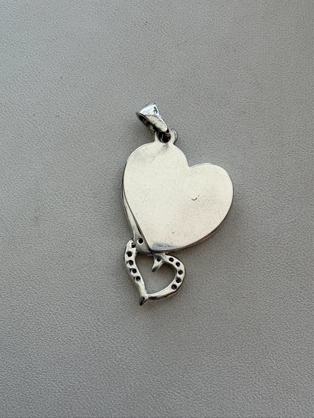 Heart Pendant "My Love" with Stones - photo 3