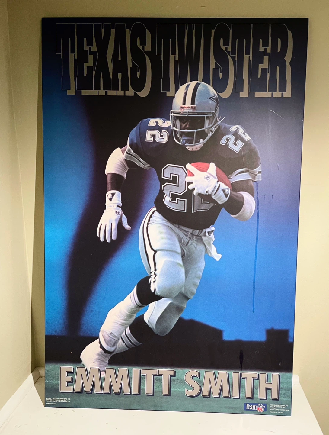 Emmitt Smith Texas Twister Poster