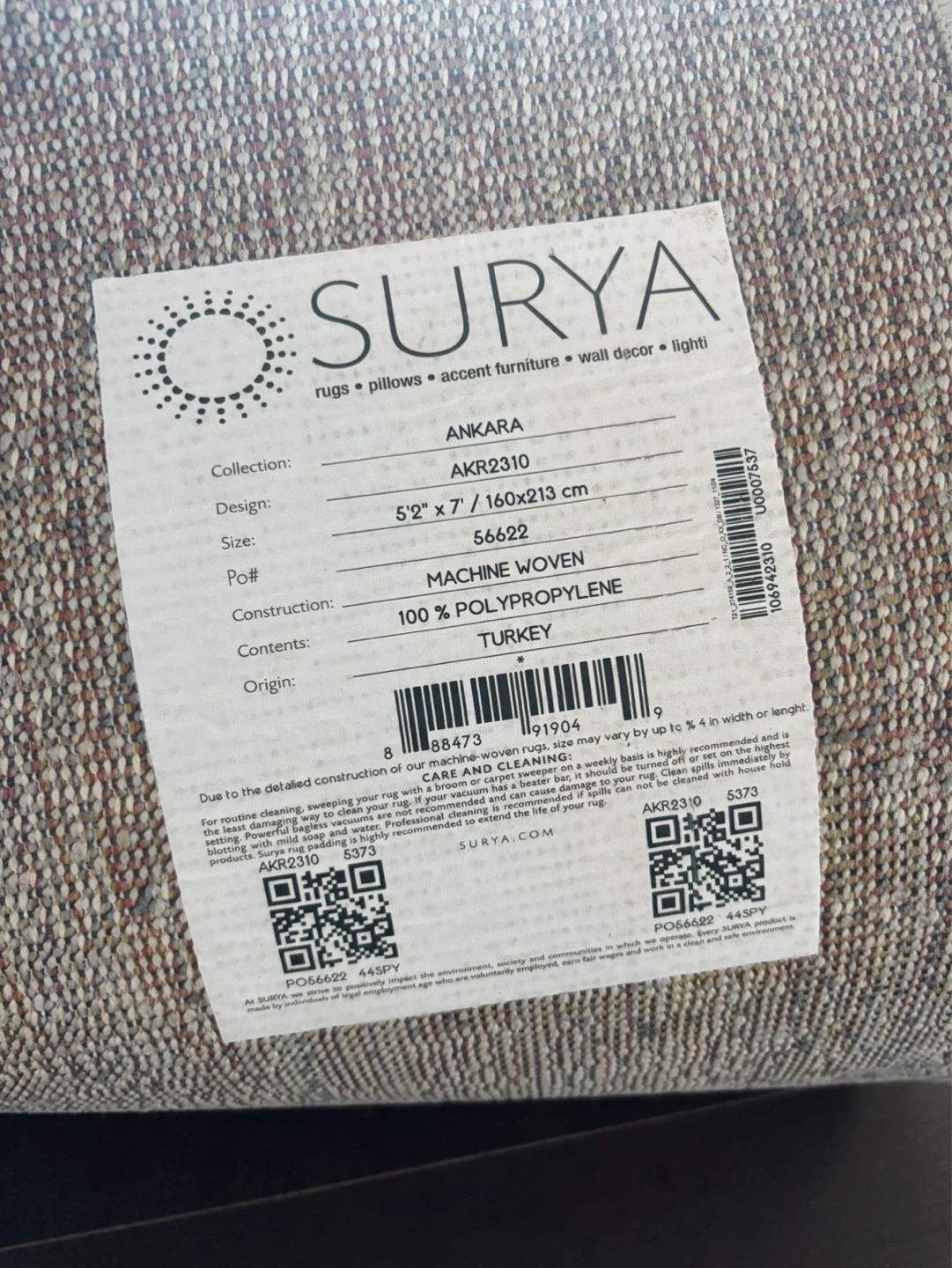 Surya Ankara Area Rug 5'x7' - photo 3