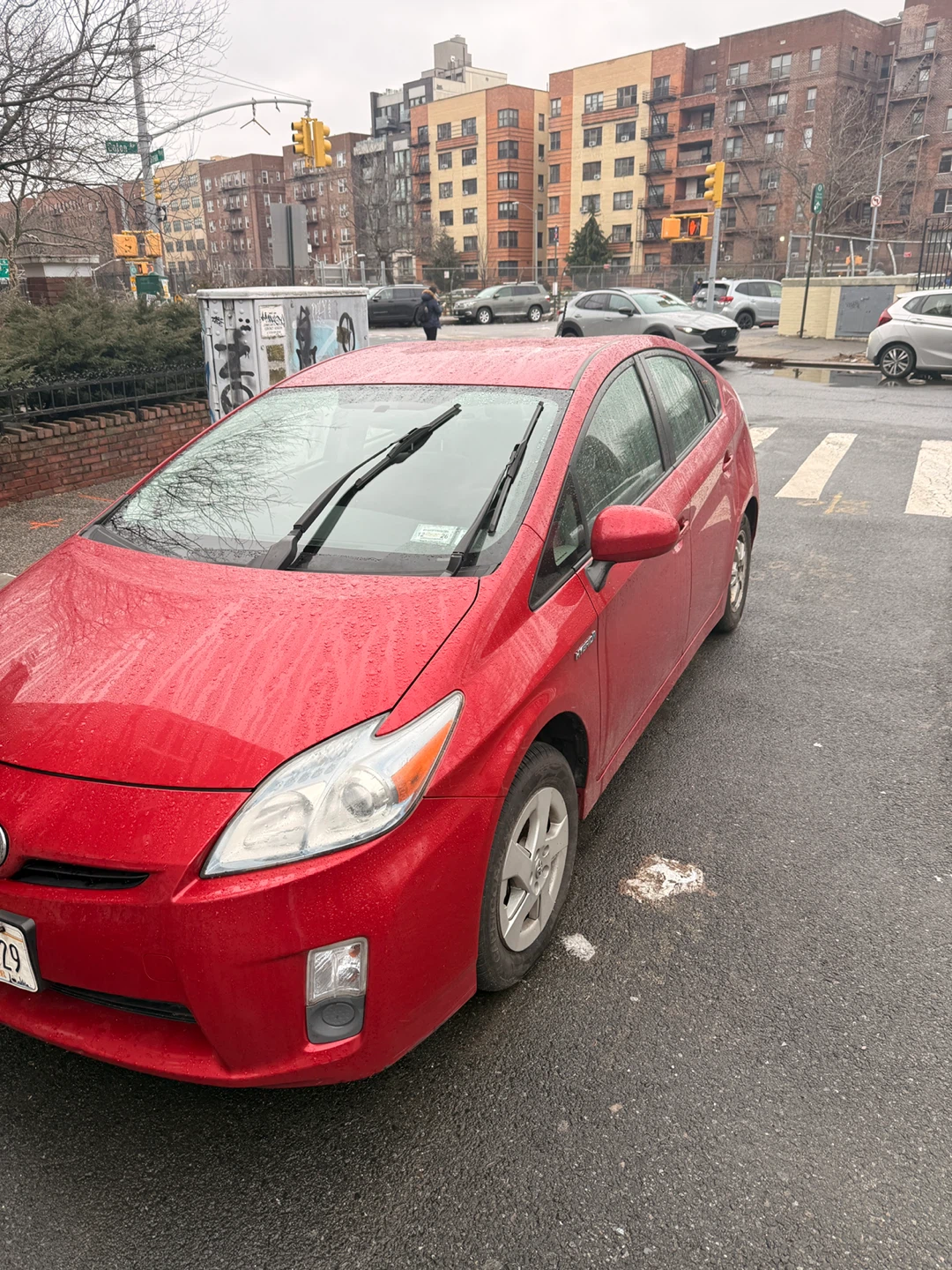 Red Toyota Prius