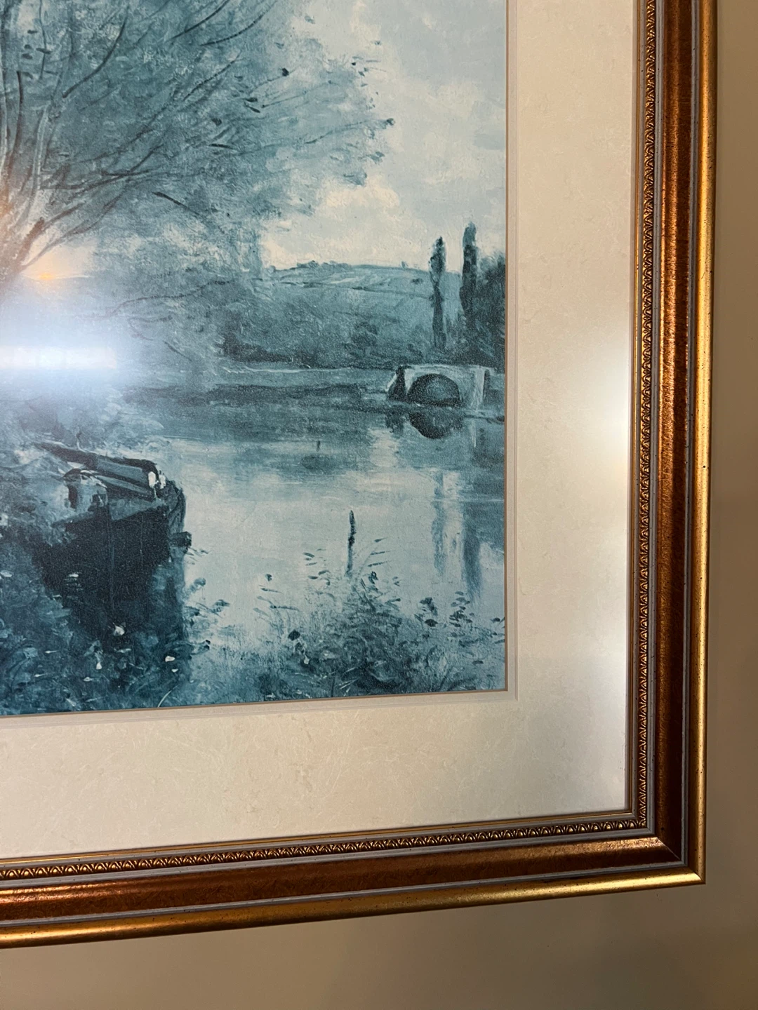 Vintage Framed Print by Jean-Baptiste-Camille Corot - photo 2