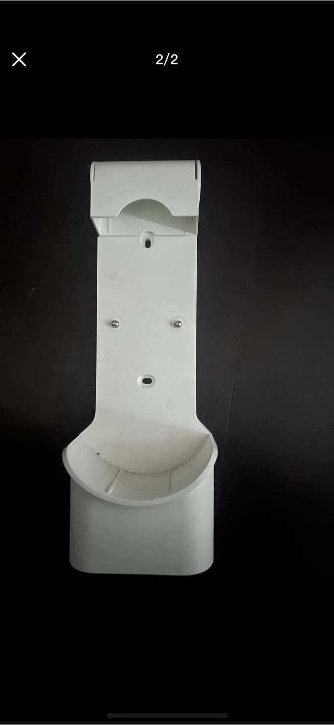 White Vacuum Cleaner Wall Mount Holder