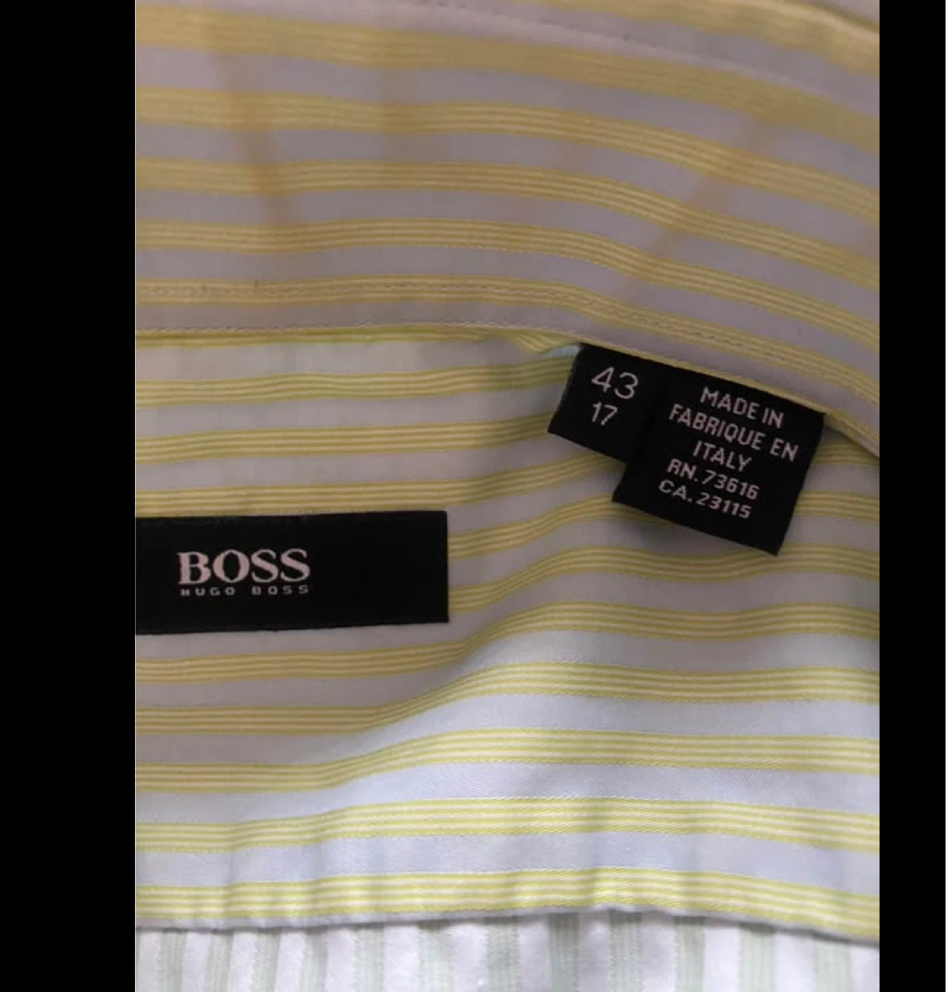 BOSS Hugo Boss Striped Button-Up Shirt - Size 43/17 - photo 3