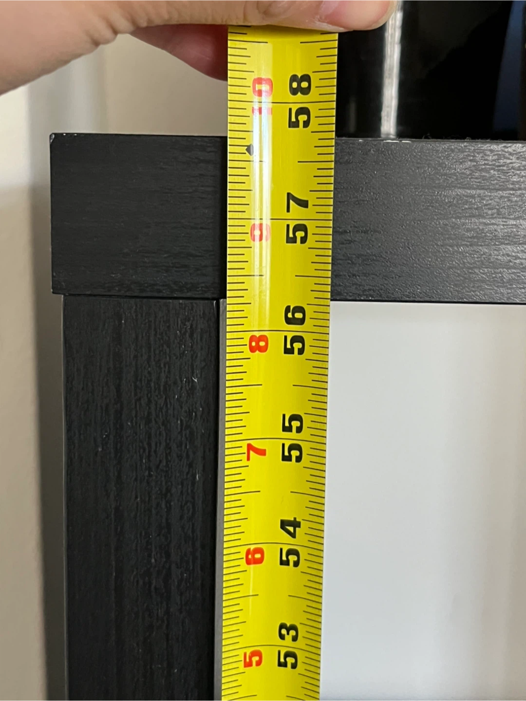 Black 5-Shelf Tall Bookcase - photo 3