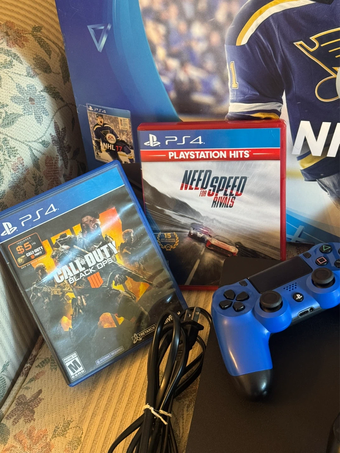 Sony PlayStation 4 Slim 1TB Console with 2 Controllers and Games - photo 3