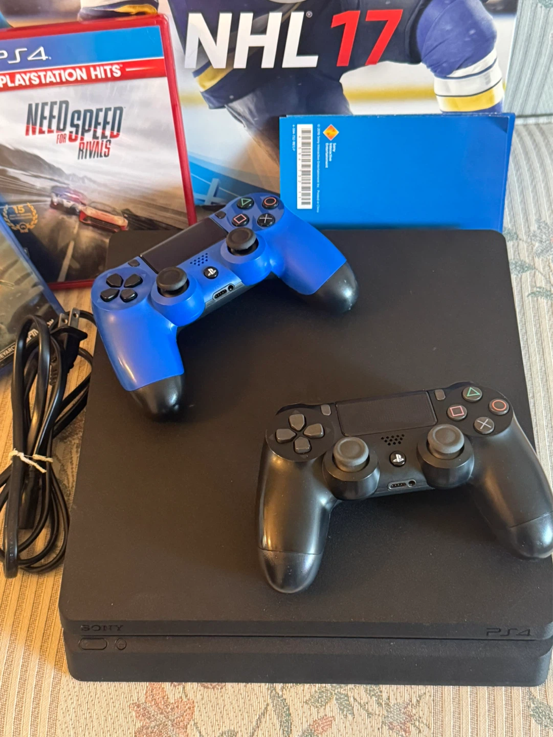 Sony PlayStation 4 Slim 1TB Console with 2 Controllers and Games - photo 2
