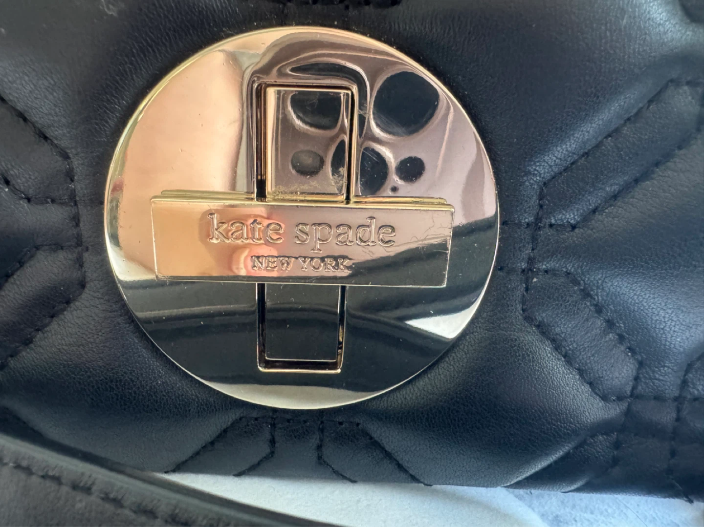 Black Kate Spade Purse - Like New!!   Absolutely gorgeous - photo 3