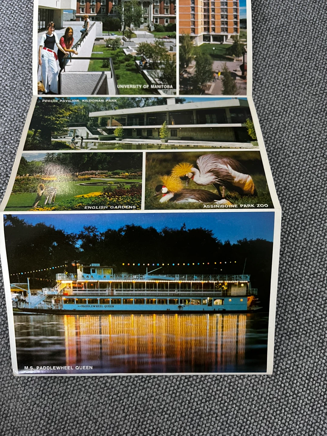 Winnipeg traviltime postcard Souvenir Picture Story Book - photo 4