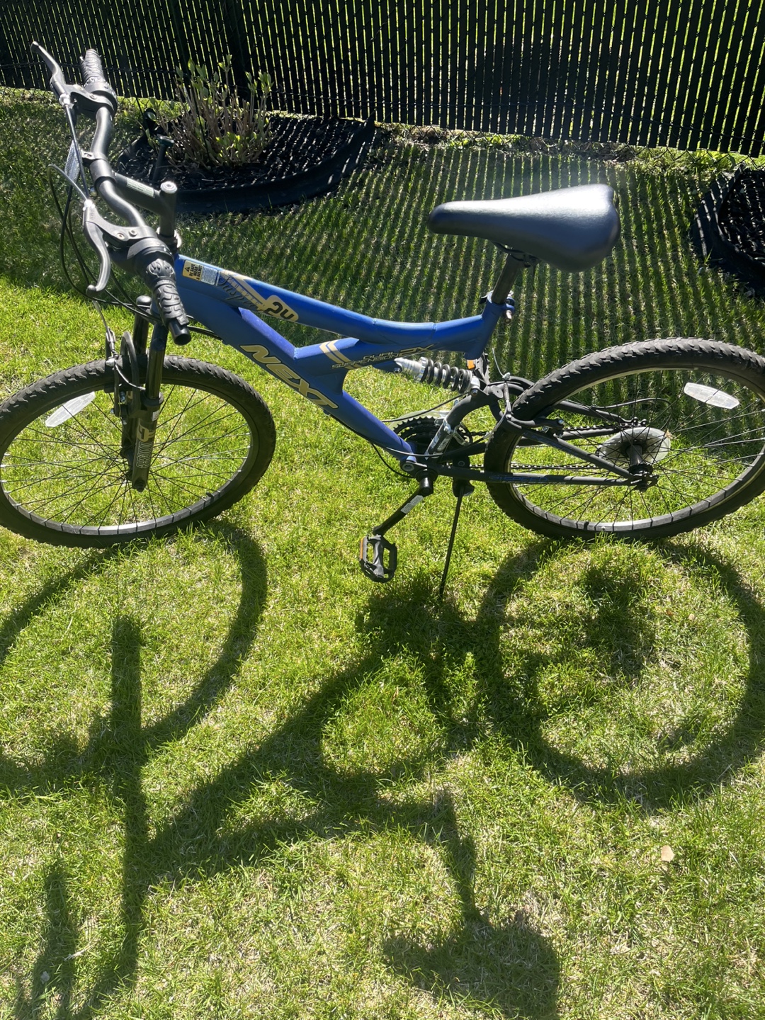 Blue NEXT Dual Suspension Mountain Bike