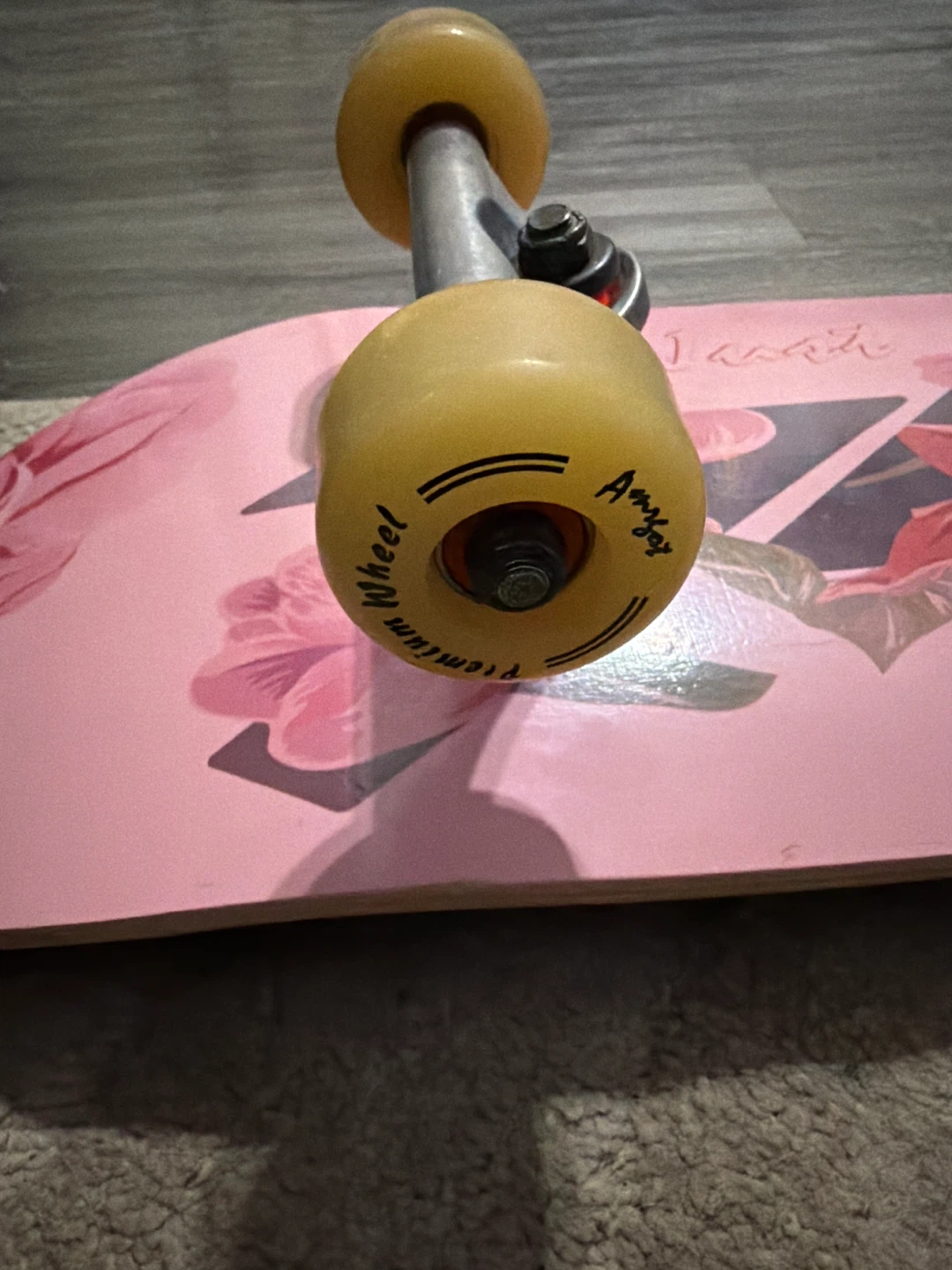 Amrgot Skateboard Pink Floral Design - photo 3