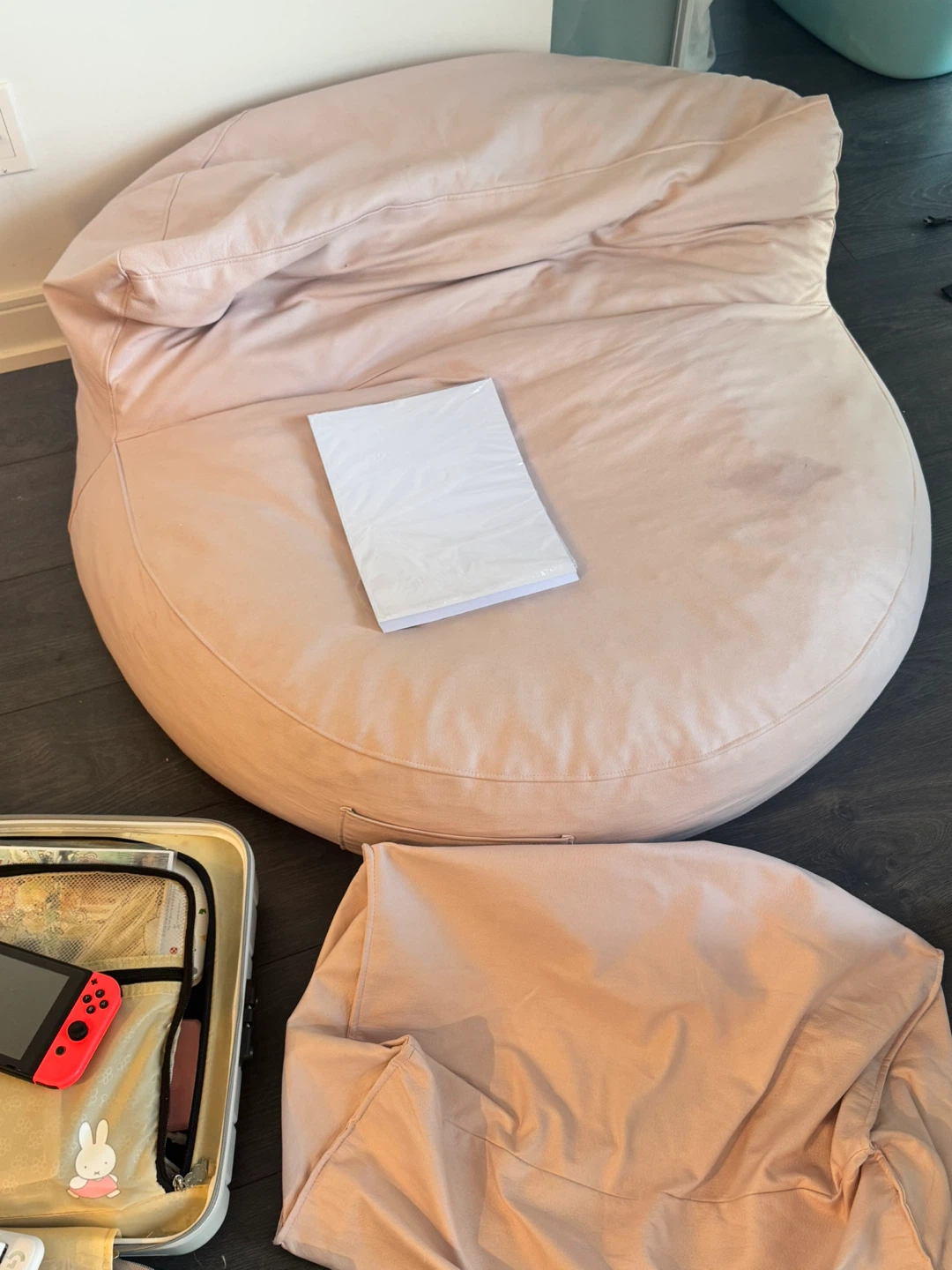 Memory foam filled bean bag