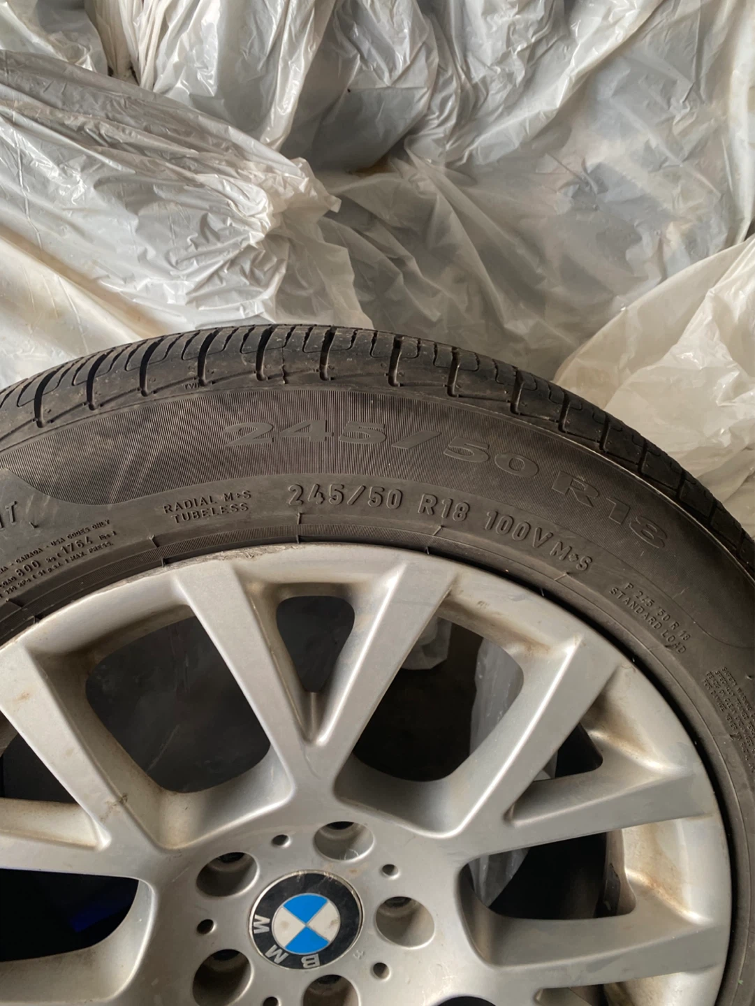 BMW Alloy Wheel w Pirelli Cinturato All Season Tire 245/50 R18 - photo 4