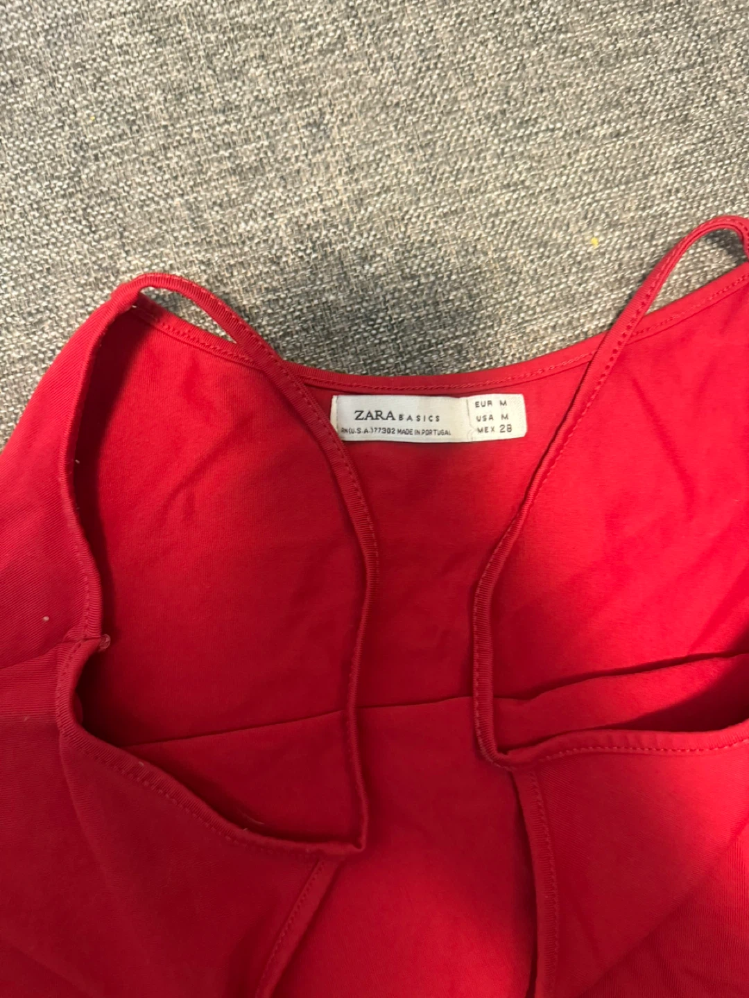 Red Zara Basics Camisole - Size Medium - photo 2