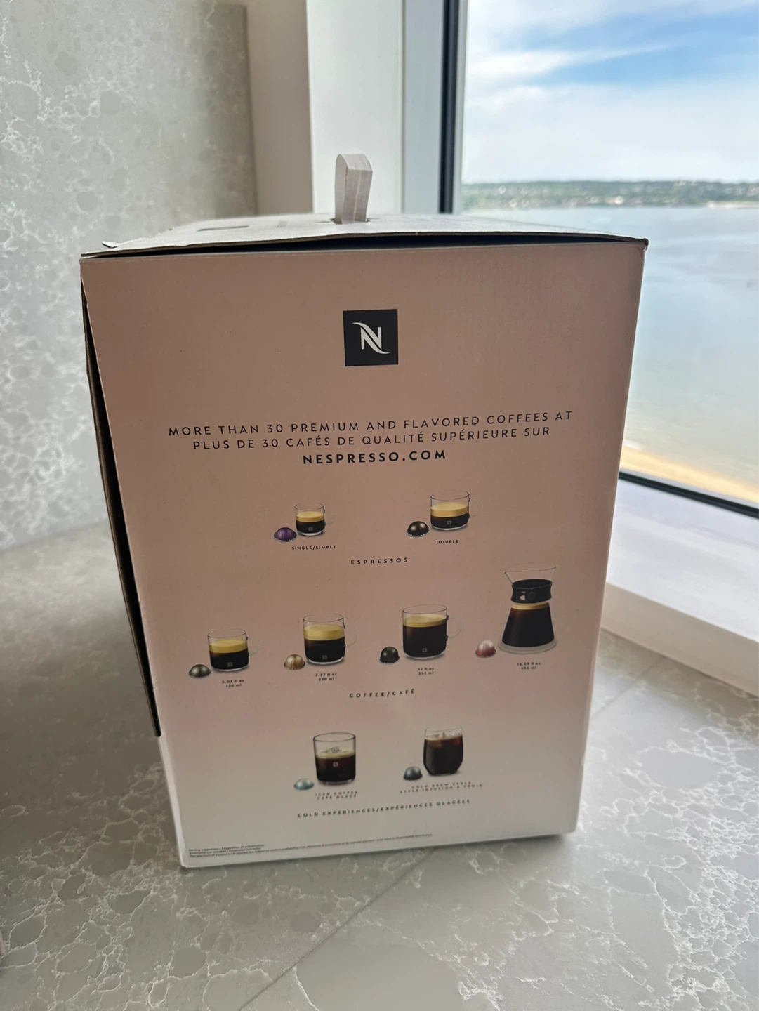BNIB Nespresso Vertuo Next Coffee Machine - White & Gold - photo 4
