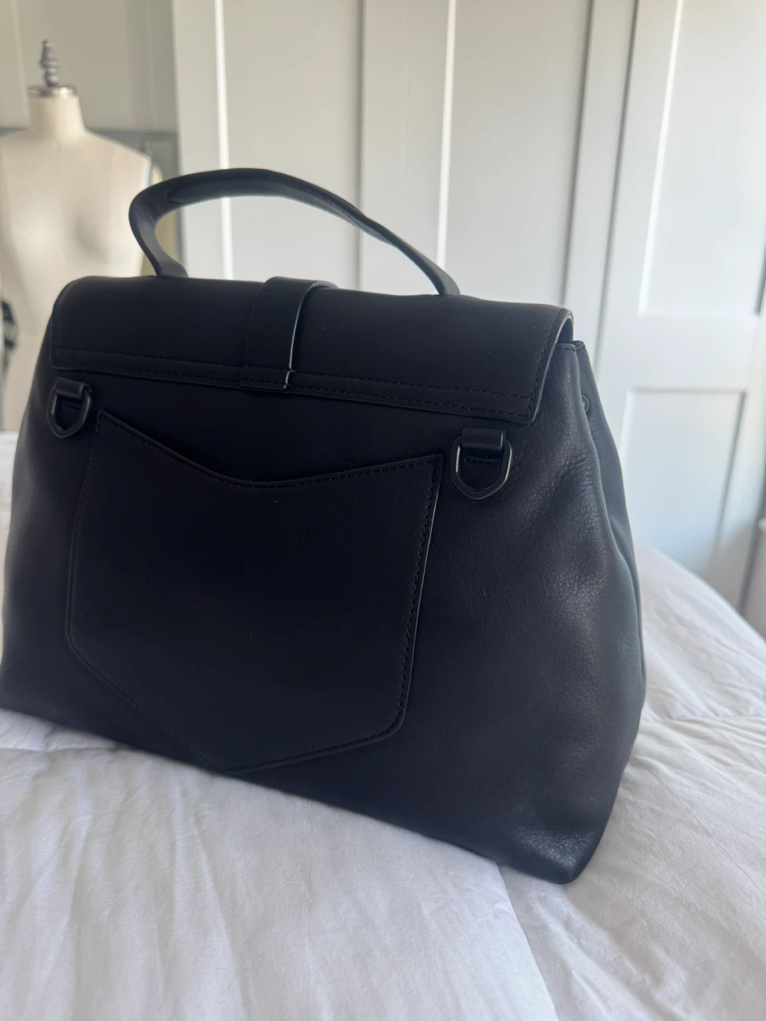 RUDSAK Black leather purse! Like New Originally $400+ tax - photo 4