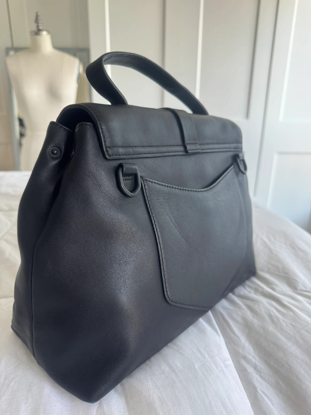 RUDSAK Black leather purse! Like New Originally $400+ tax - photo 3