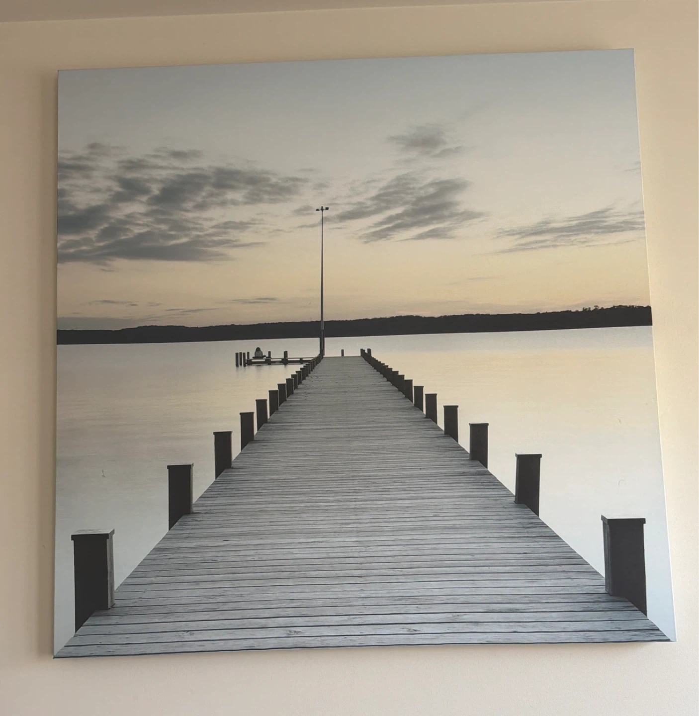 Canvas Print - Dock Sunset Landscape