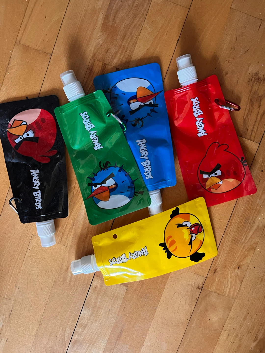 Angry Birds Reusable Drink Pouches